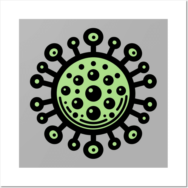 Virus Spore Wall Art by KayBee Gift Shop